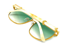 Men's Classy Elegant Luxury Retro Hip Hop Aviator Style SUNGLASSES Gold & Marble Frame E0853