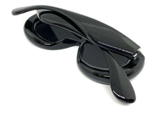 Oversized Exaggerated Modern Retro Style SUNGLASSES Funky Thick Black Frame 80488