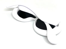 Copy of Oversized Exaggerated Modern Retro Style SUNGLASSES Funky Thick White Frame 80488