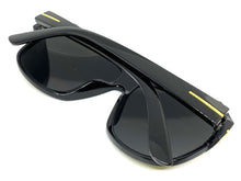 Classic Retro Luxury Designer Aviator Style SUNGLASSES Black Frame 58945