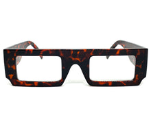 Exaggerated Modern Retro Style Clear Lens EYEGLASSES Tortoise Optical Frame - RX Capable 81136