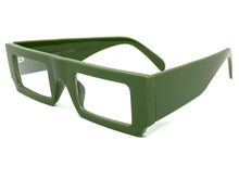Exaggerated Modern Retro Style Clear Lens EYEGLASSES Green Optical Frame - RX Capable 81136