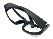 Sporty Wrap Around Modern style Clear Lens EYEGLASSES Black Frame 81113