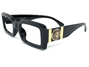 Men's Classic Retro Hip Hop Style Lensless Eye Glasses- Frame Only NO Lens 4378