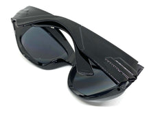 Oversized Retro Sporty Wrap Around Style SUNGLASSES Large Black Frame 80500