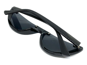 Women's Classy Elegant Modern Retro Style SUNGLASSES Funky Black Frame 80900