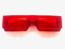 Classic Modern Retro Style SUNGLASSES Red Frame 5034