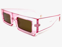 Classic Modern Retro Style SUNGLASSES Pink Frame 5034