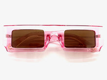 Classic Modern Retro Style SUNGLASSES Pink Frame 5034