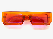 Classic Modern Retro Style SUNGLASSES Orange Frame 5034