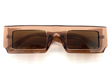 Classic Modern Retro Style SUNGLASSES Brown Frame 5034